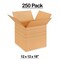 250 Pack Heavy Duty Multi Depth Corrugated Packaging Boxes for Moving and Storage 12 x 12 x 18